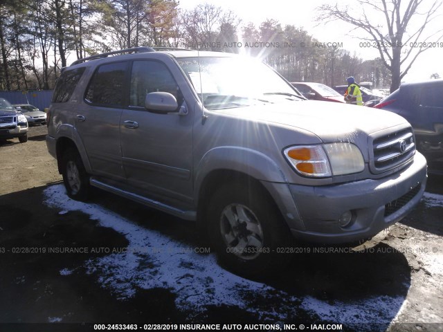 5TDBT48A81S053659 - 2001 TOYOTA SEQUOIA LIMITED TAN photo 1