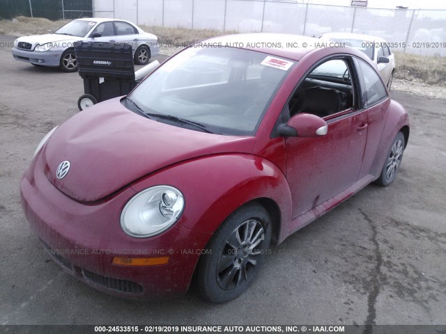 3VWPW31C48M509876 - 2008 VOLKSWAGEN NEW BEETLE S RED photo 2