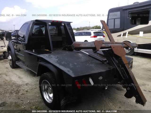 1FDXF46P97EB45085 - 2007 FORD F450 SUPER DUTY BLACK photo 3