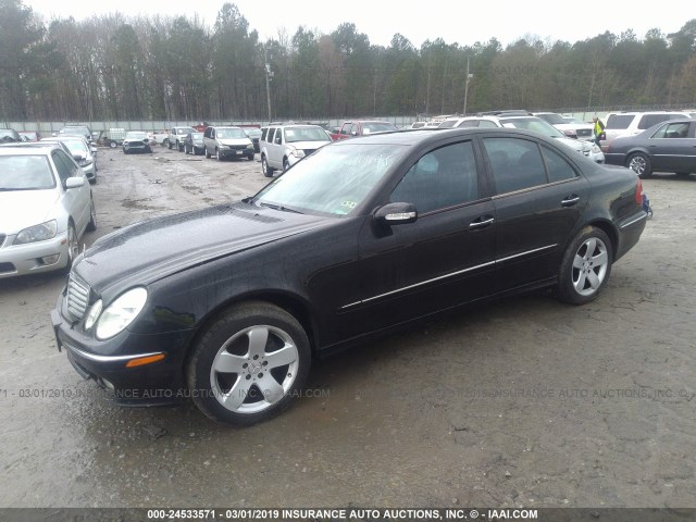 WDBUF70J54A467544 - 2004 MERCEDES-BENZ E BLACK photo 2