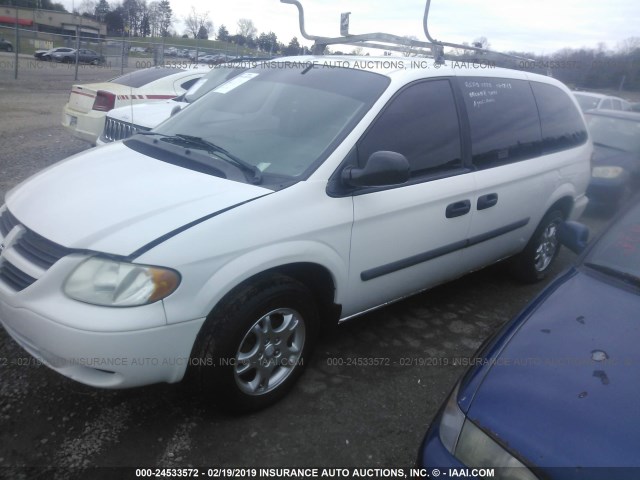 1D4GP23R37B136981 - 2007 DODGE GRAND CARAVAN C/V WHITE photo 2