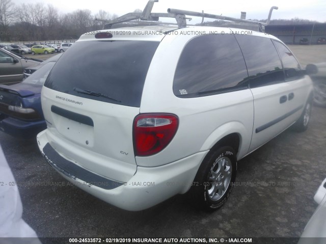 1D4GP23R37B136981 - 2007 DODGE GRAND CARAVAN C/V WHITE photo 4