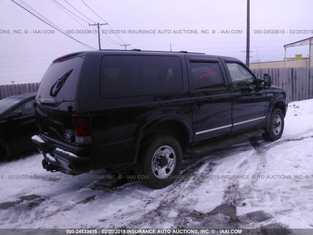 1FMSU43PX3ED06154 - 2003 FORD EXCURSION LIMITED BLACK photo 4