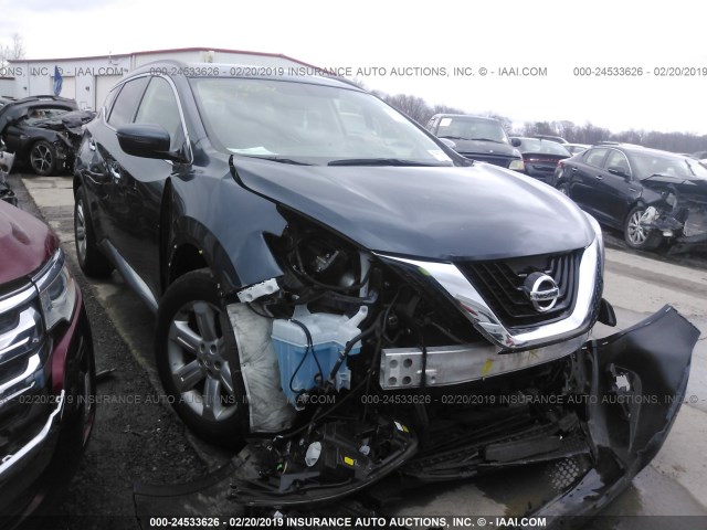 5N1AZ2MGXJN141915 - 2018 NISSAN MURANO S/SL/SV/PLATINUM BLUE photo 1