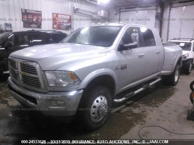 3D73Y4HL0BG594279 - 2011 DODGE RAM 3500 SILVER photo 2