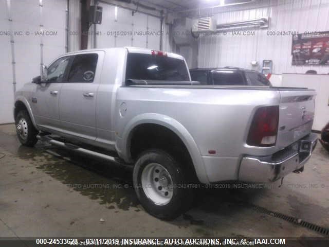 3D73Y4HL0BG594279 - 2011 DODGE RAM 3500 SILVER photo 3