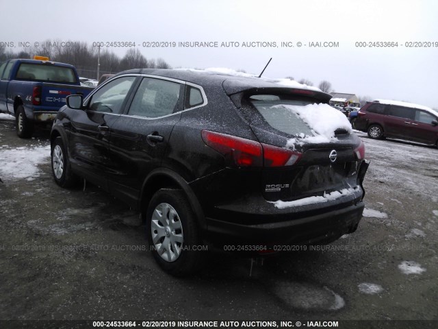 JN1BJ1CR7KW310607 - 2019 NISSAN ROGUE BLACK photo 3