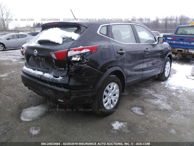 JN1BJ1CR7KW310607 - 2019 NISSAN ROGUE BLACK photo 4