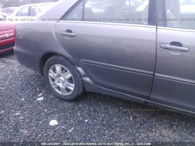 4T1BE30K83U701827 - 2003 TOYOTA CAMRY LE/XLE/SE GRAY photo 6