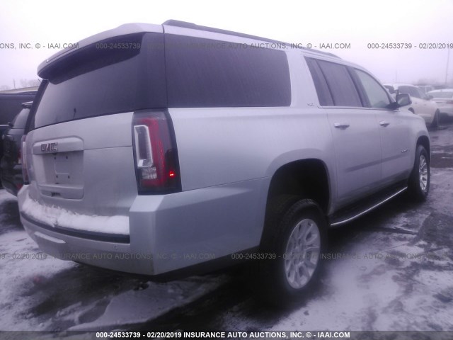 1GKS1GKC5KR247376 - 2019 GMC YUKON XL C1500 SLT SILVER photo 4