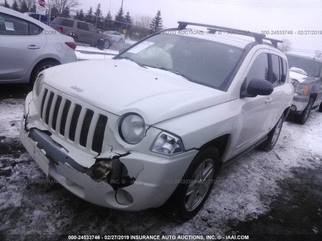 1J4NT4FAXAD538164 - 2010 JEEP COMPASS SPORT WHITE photo 2