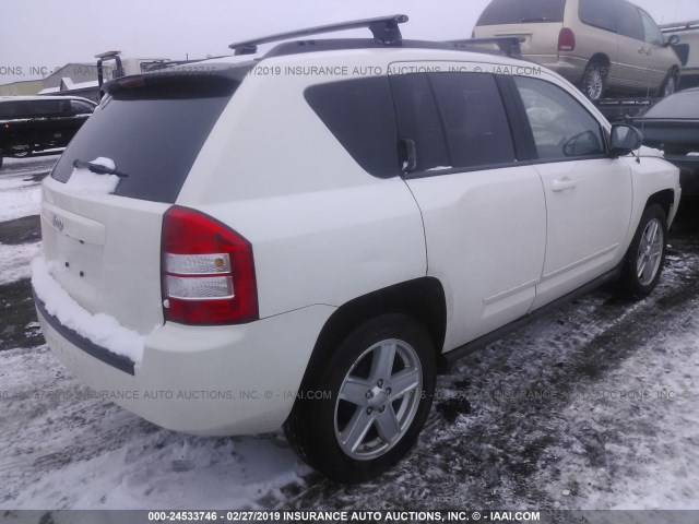 1J4NT4FAXAD538164 - 2010 JEEP COMPASS SPORT WHITE photo 4