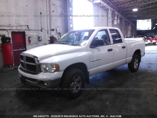 1D7HU18N84S530598 - 2004 DODGE RAM 1500 ST/SLT WHITE photo 2