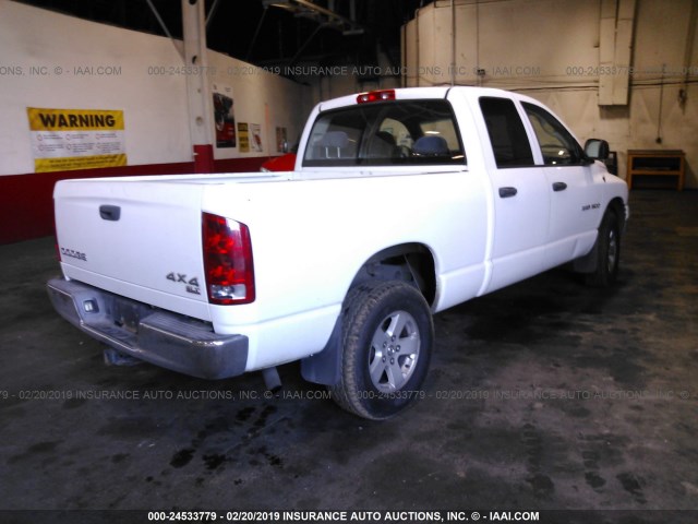 1D7HU18N84S530598 - 2004 DODGE RAM 1500 ST/SLT WHITE photo 4