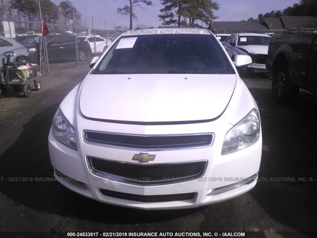 1G1ZC5E01CF365902 - 2012 CHEVROLET MALIBU 1LT WHITE photo 6