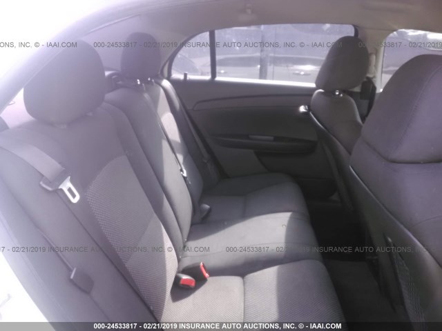 1G1ZC5E01CF365902 - 2012 CHEVROLET MALIBU 1LT WHITE photo 8