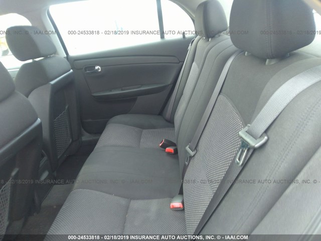 1G1ZH57B28F233089 - 2008 CHEVROLET MALIBU 1LT SILVER photo 8