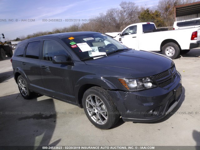 3C4PDCEG5JT346401 - 2018 DODGE JOURNEY GT GRAY photo 1