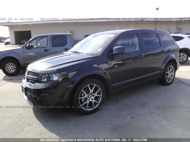 3C4PDCEG5JT346401 - 2018 DODGE JOURNEY GT GRAY photo 2