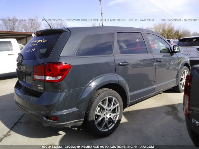 3C4PDCEG5JT346401 - 2018 DODGE JOURNEY GT GRAY photo 4