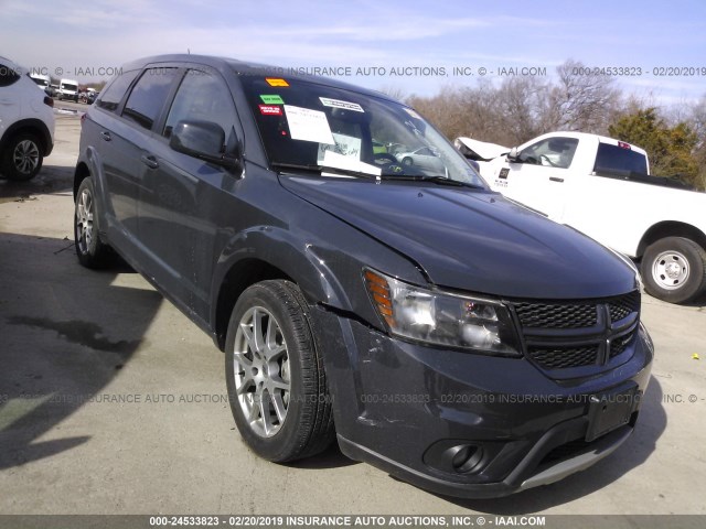 3C4PDCEG5JT346401 - 2018 DODGE JOURNEY GT GRAY photo 6