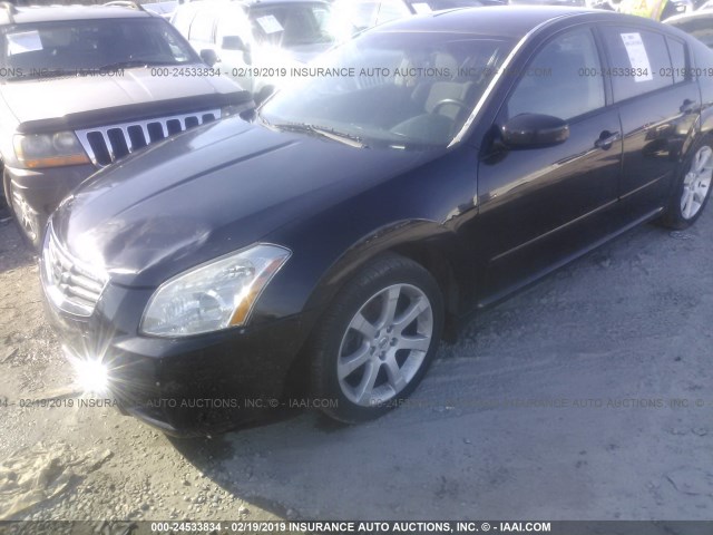 1N4BA41EX7C848960 - 2007 NISSAN MAXIMA SE/SL BLACK photo 2