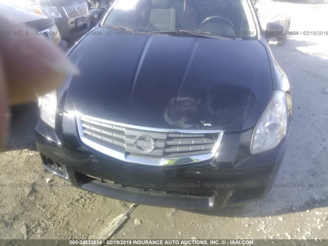 1N4BA41EX7C848960 - 2007 NISSAN MAXIMA SE/SL BLACK photo 6