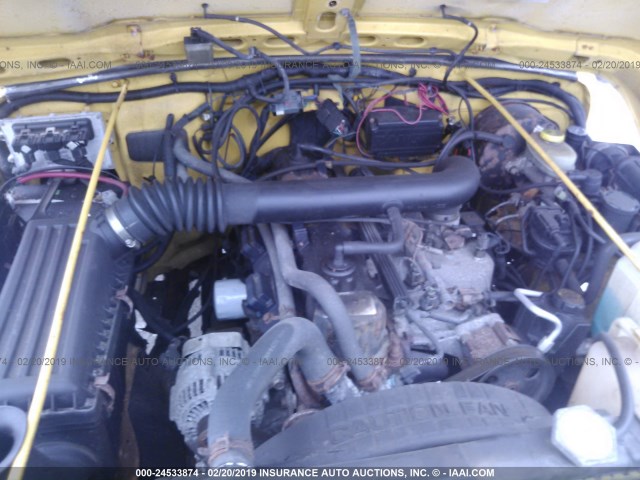 1J4FA49S9YP761884 - 2000 JEEP WRANGLER / TJ SPORT YELLOW photo 10