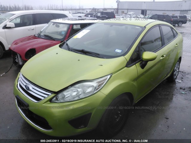 3FADP4BJ0CM180632 - 2012 FORD FIESTA SE GREEN photo 2