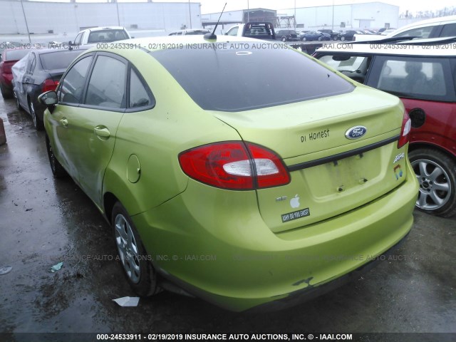 3FADP4BJ0CM180632 - 2012 FORD FIESTA SE GREEN photo 3