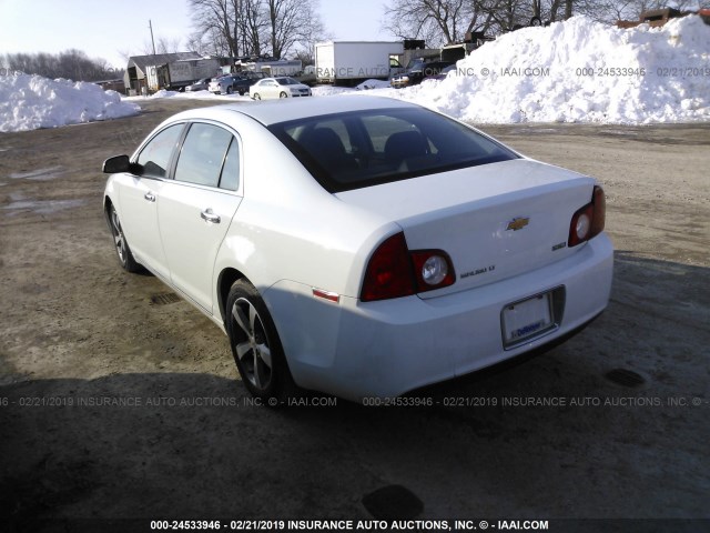 1G1ZC5EU2BF161224 - 2011 CHEVROLET MALIBU 1LT თეთრი ფოტო 3