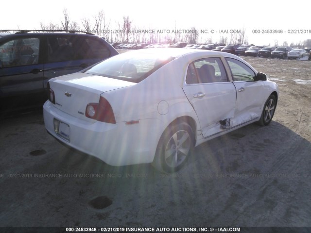 1G1ZC5EU2BF161224 - 2011 CHEVROLET MALIBU 1LT თეთრი ფოტო 4