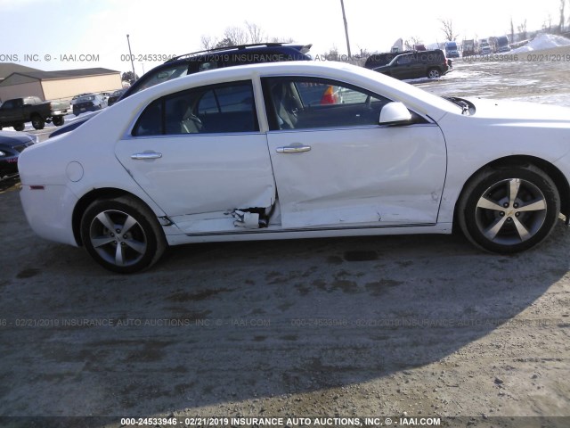 1G1ZC5EU2BF161224 - 2011 CHEVROLET MALIBU 1LT თეთრი ფოტო 6