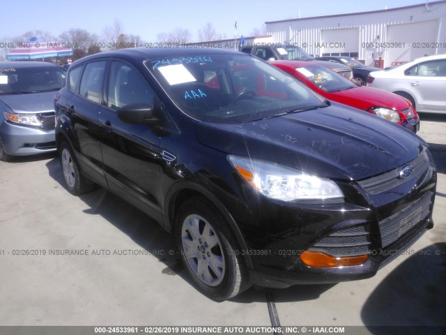 1FMCU0F79DUC10192 - 2013 FORD ESCAPE S BLACK photo 1