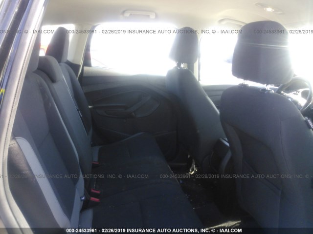 1FMCU0F79DUC10192 - 2013 FORD ESCAPE S BLACK photo 8