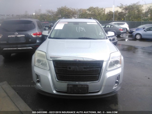 2CTFLDEY4A6386992 - 2010 GMC TERRAIN SLE SILVER photo 6