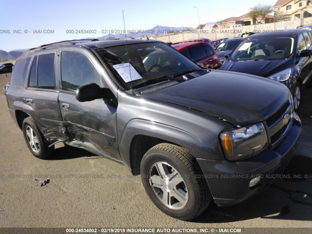 1GNDS13S272280461 - 2007 CHEVROLET TRAILBLAZER LS/LT BLACK photo 1