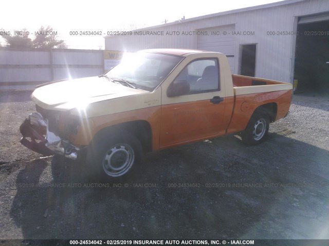 1GCCS149178136493 - 2007 CHEVROLET COLORADO ORANGE photo 2