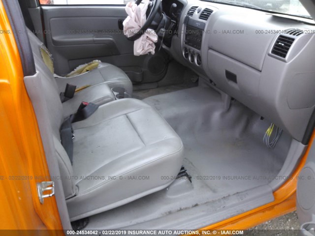 1GCCS149178136493 - 2007 CHEVROLET COLORADO ORANGE photo 5