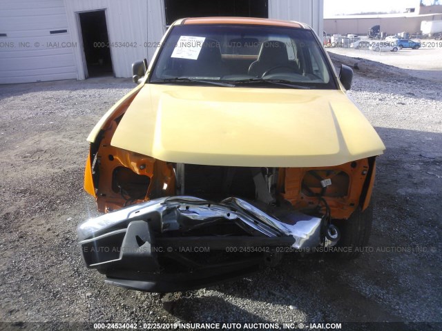 1GCCS149178136493 - 2007 CHEVROLET COLORADO ORANGE photo 6