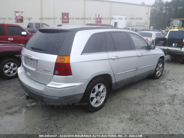 2C4GF684X5R526916 - 2005 CHRYSLER PACIFICA TOURING SILVER photo 4