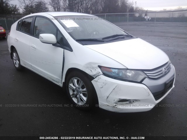 JHMZE2H72BS001744 - 2011 HONDA INSIGHT EX WHITE photo 6