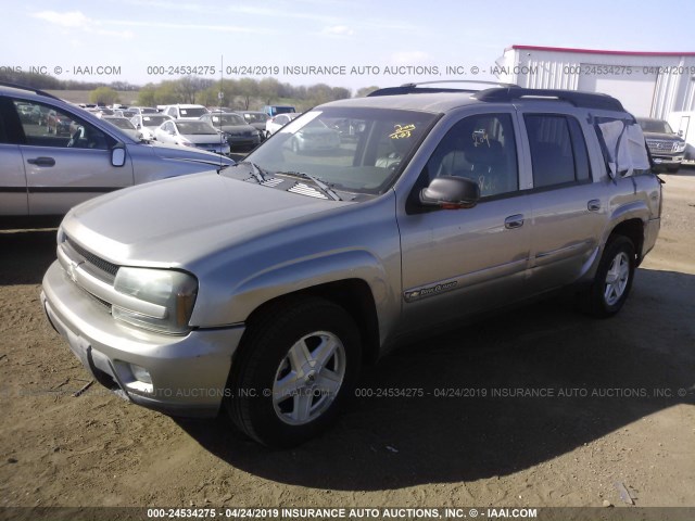 1GNET16S826133673 - 2002 CHEVROLET TRAILBLAZER EXT GRAY photo 2