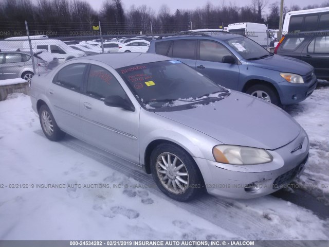 1C3EL46U71N514936 - 2001 CHRYSLER SEBRING LX SILVER photo 1