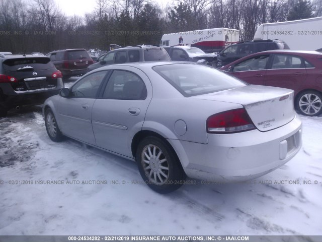 1C3EL46U71N514936 - 2001 CHRYSLER SEBRING LX SILVER photo 3