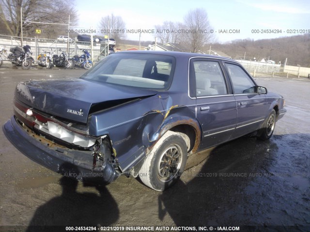 1G4AG5547S6502458 - 1995 BUICK CENTURY SPECIAL BLUE photo 4
