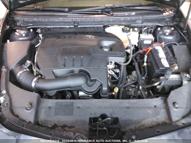 1G1ZC5E08CF100720 - 2012 CHEVROLET MALIBU 1LT შავი ფოტო 10