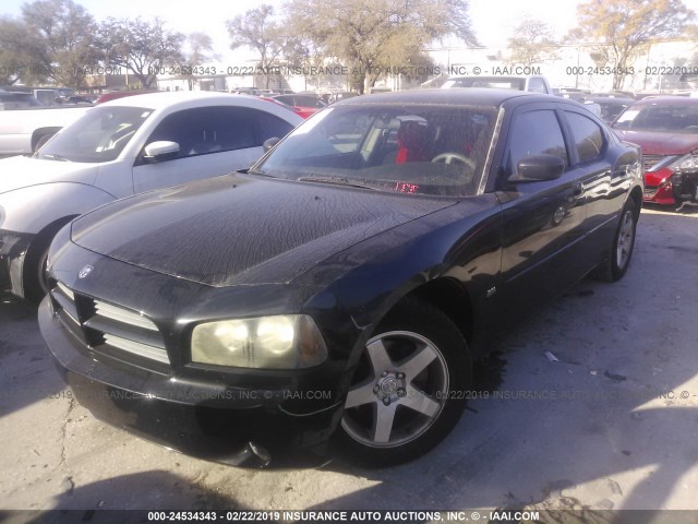 2B3KA43G86H305418 - 2006 DODGE CHARGER SE/SXT BLACK photo 2