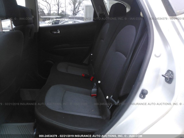 JN8AS5MT1BW563563 - 2011 NISSAN ROGUE S/SV/KROM SILVER photo 8