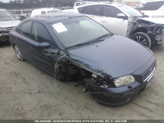 YV1RS592662552788 - 2006 VOLVO S60 2.5T BLUE photo 1